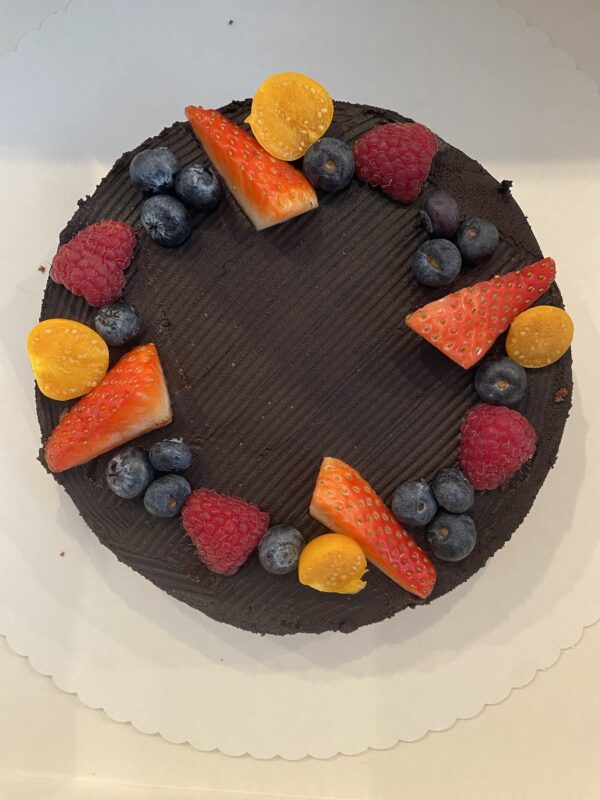 Brownie-Torte, 19 cm, vegan und glutenfrei – Bild 2