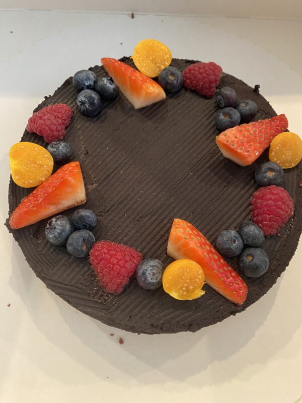 Brownie-Torte, 19 cm, vegan und glutenfrei – Bild 3