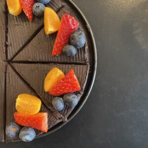 Brownie-Torte, 19 cm, vegan und glutenfrei